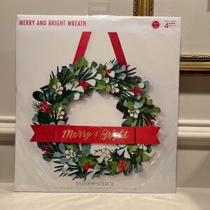 Paper Source Merry & Bright Paper Wreath Kit